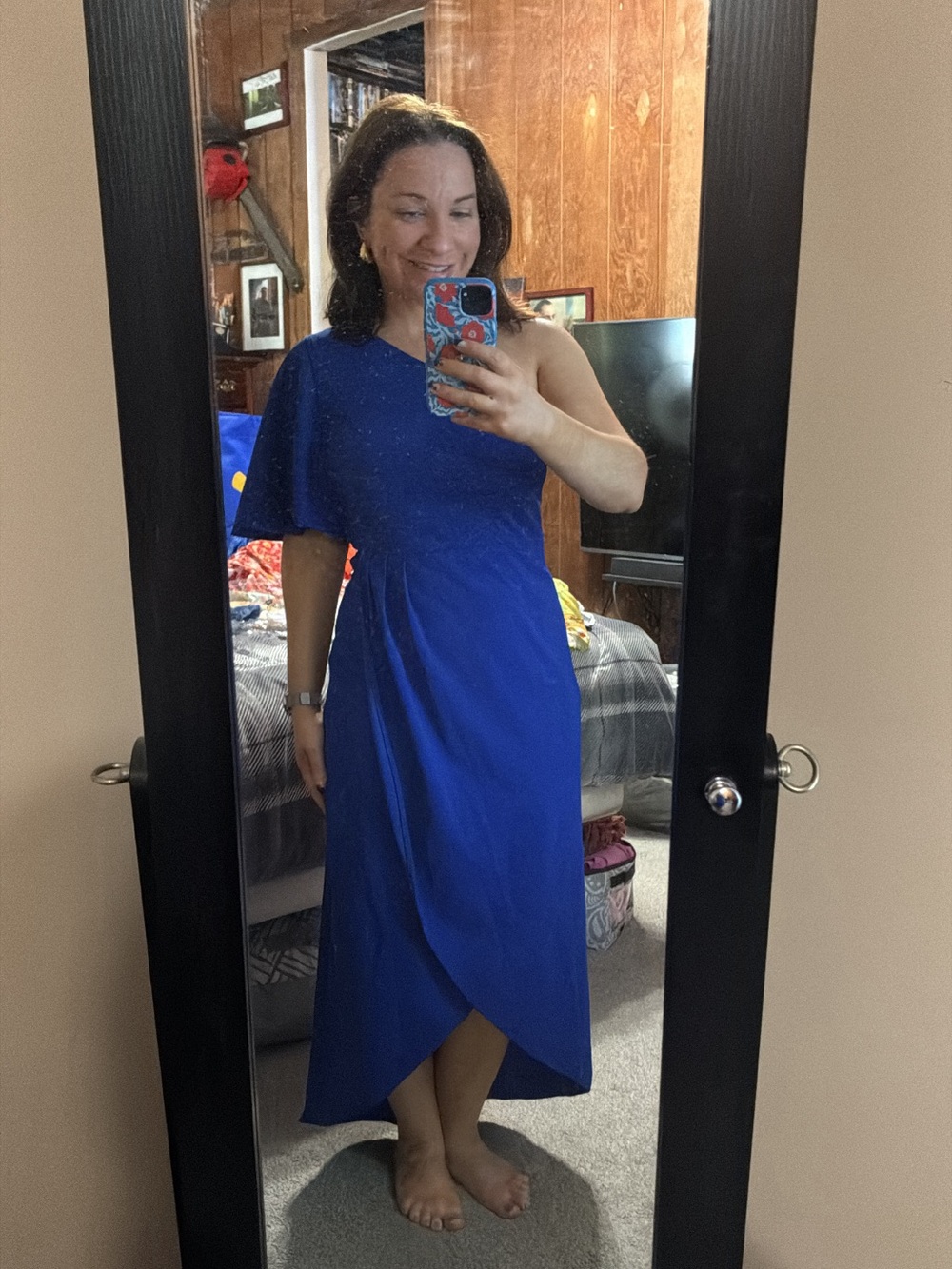 NWT Amazon blue formal dress